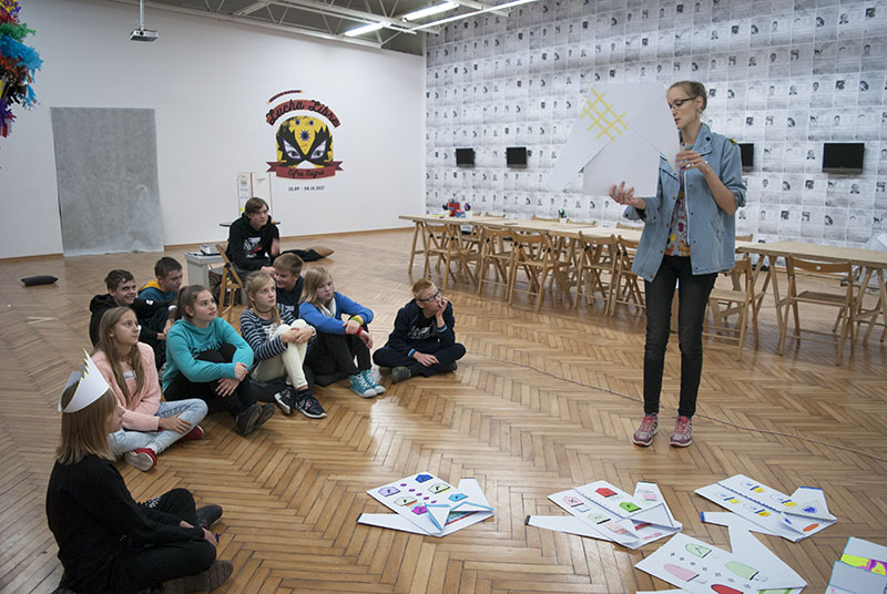 Projekt poświęcony edukacji wizualnej, autorka: Magdalena Kościańska