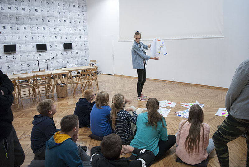 Projekt poświęcony edukacji wizualnej, autorka: Magdalena Kościańska